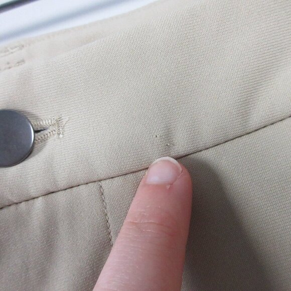 Lululemon Commission Pant Classic 32" Men 34 Beige Chino Stretch Performance 420 - Picture 6 of 11